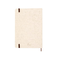 Quaderno A5 in morbido lino con segnalibro