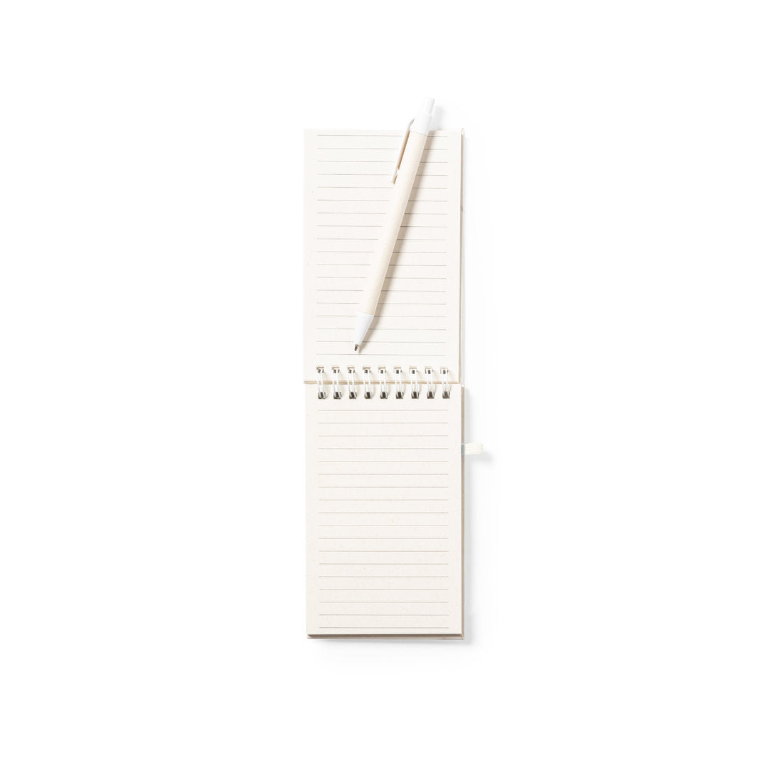 Taccuino con supporto per smartphone e penna