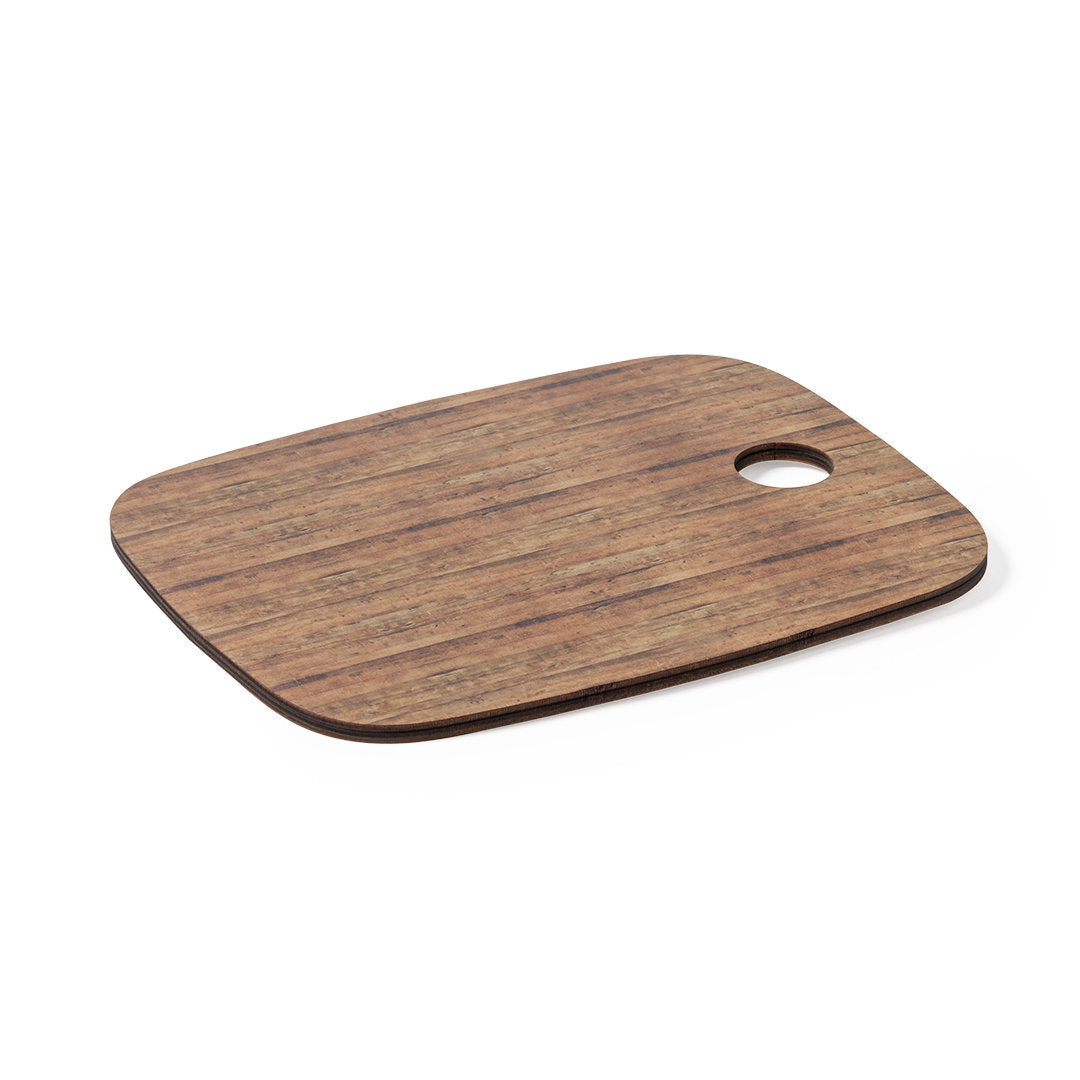 Tagliere in legno con foro