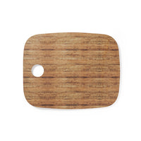 Tagliere in legno con foro