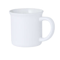 Tazza in ceramica opaca bianca da personalizzare 