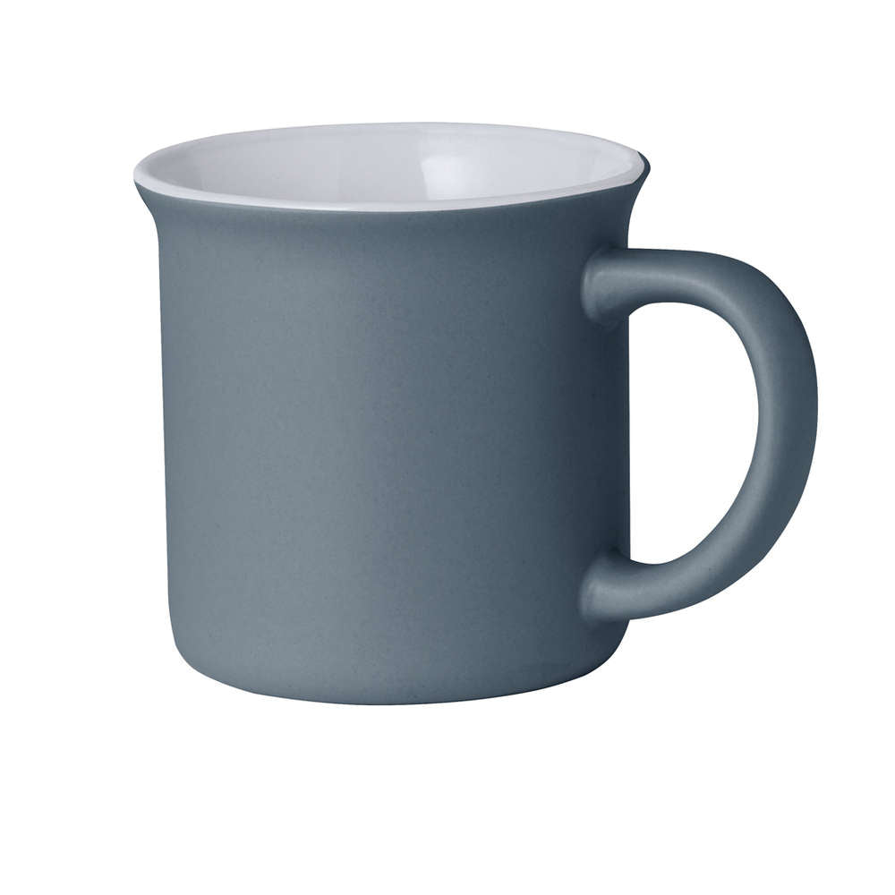 Tazza in ceramica opaca grigio da personalizzare 