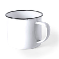 Tazza in metallo stile vintage