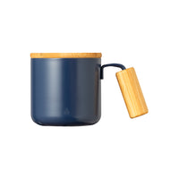 Tazza termica con maniglia in bambù
