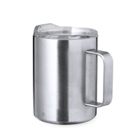 Tazza in acciaio con coperchio
