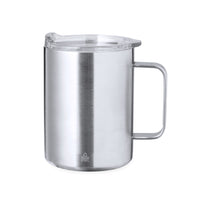 Tazza in acciaio con coperchio