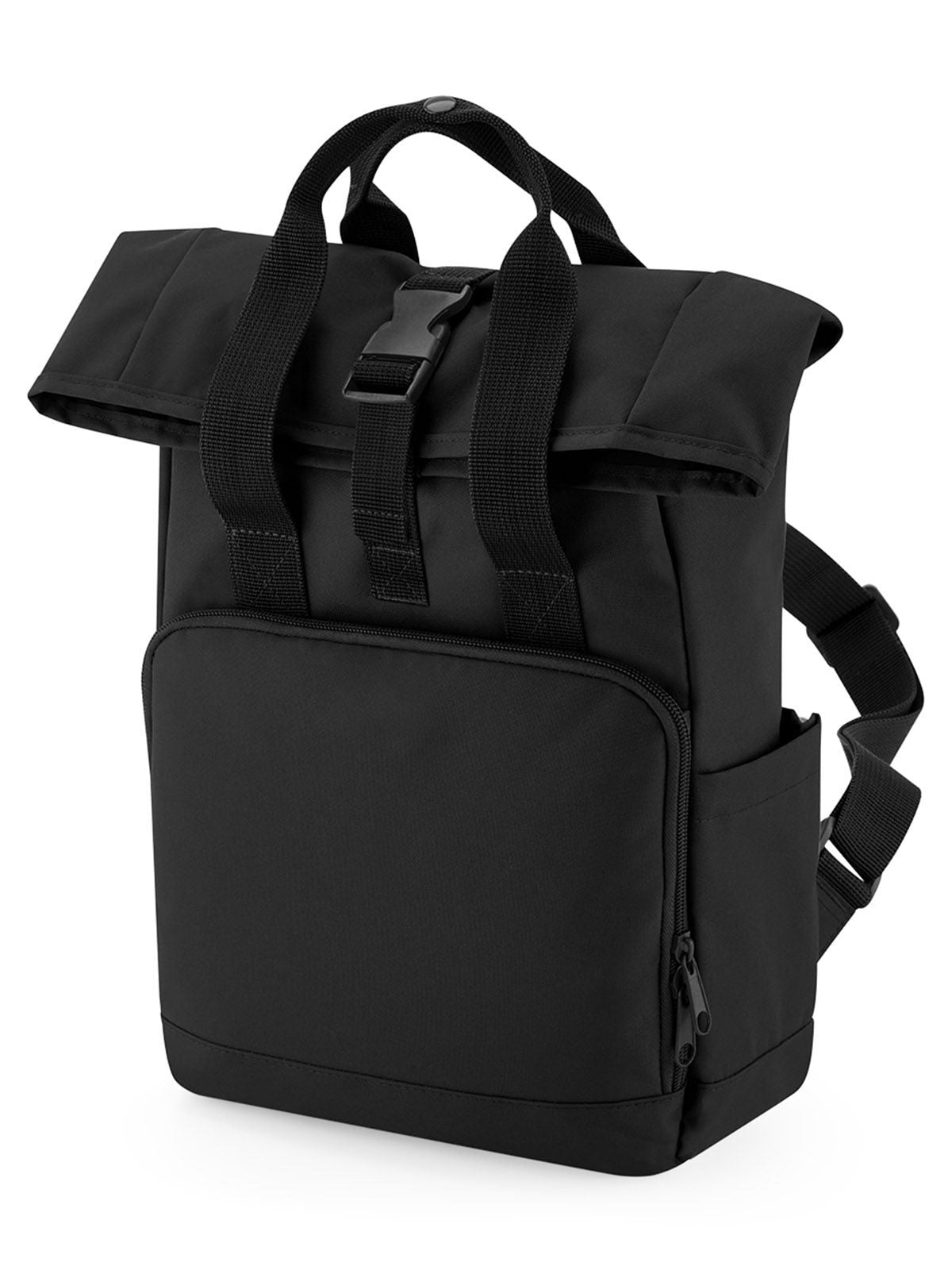 Zaino in poliestere riciclato con chiusura roll-top