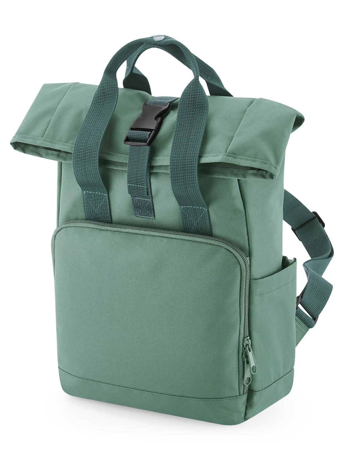 Zaino in poliestere riciclato con chiusura roll-top